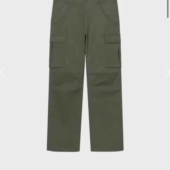 [BUNJANG] Monoha Cotton Utility Cargo Pants Deep Khaki / 모노하 코튼 유틸리티 카고 팬츠 딥카키