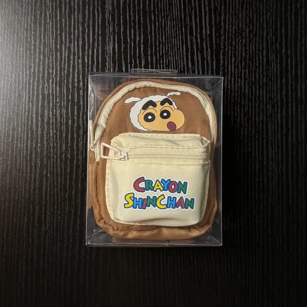 [BUNJANG] Crayon Shin-chan Backpack Pouch Mini Bag keyring / 짱구 백팩 파우치 미니백 흰둥이 코스튬 짱구는못말려 가방고리 키링