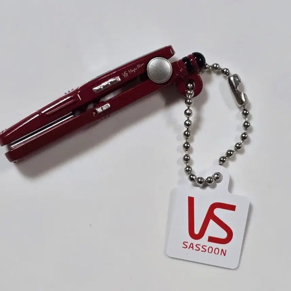 [BUNJANG] Vidal Sassoon Curling Iron Gacha Keyring / 비달 사순 고데기 가챠 키링