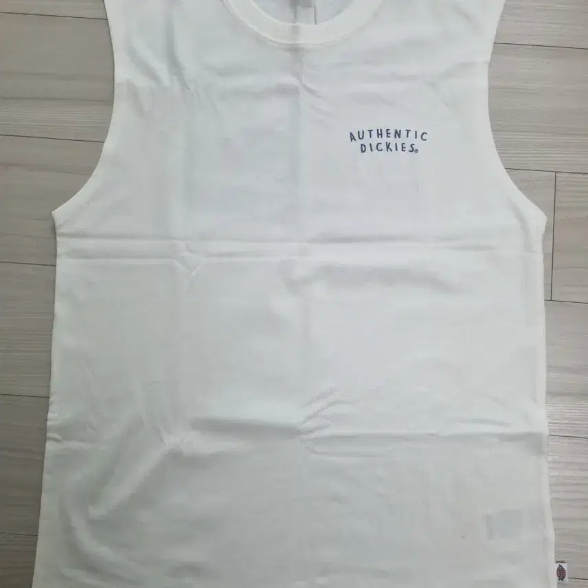 [BUNJANG] Dickies Sleeveless T-shirt (White/Black, Size L/XL) / Dickies 디키즈 민소매 티셔츠 티 나시 팔아요. 사이즈 L, 100