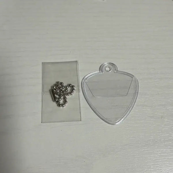 [BUNJANG] Guitar Pick Keychain Cover Holder PVC Case / 기타 피크 키링 커버 키홀더 기타 피크 보호 커버 pvc 케이스
