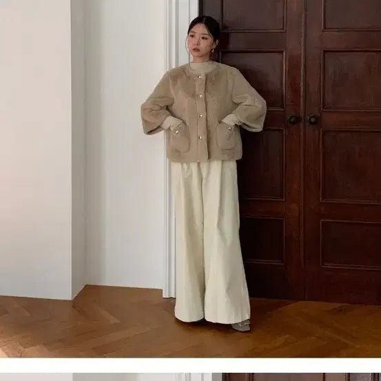 [BUNJANG] Bicini Lucy Mustang Per Women's Coat / [역시즌할인]바이씨니 루시무스탕퍼