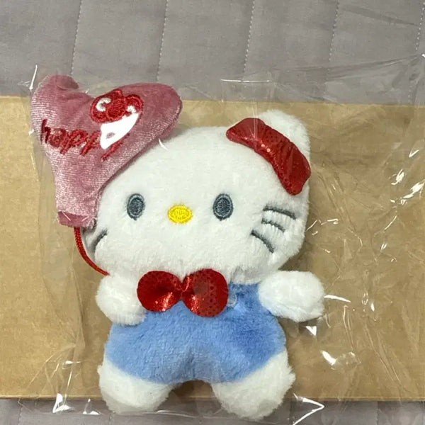 [BUNJANG] Hello Kitty Heart Balloon Plush Keychain / 헬로키티 하트풍선 인형키링 새상품