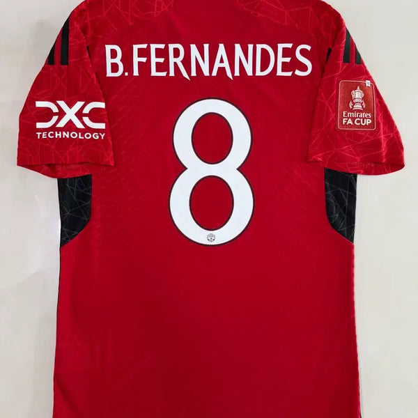 [BUNJANG] Manchester United 2023-24 Home Authentic Bruno Fernandes Marked Jersey L New / 23-24 맨유 홈 어센틱 브루노 페르난데스 마킹 유니폼 L 새 제품