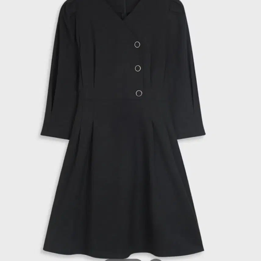 [BUNJANG] Mixo V-Neck Mini Dress Black / 미쏘 브이넥 미니 원피스 블랙 하객룩
