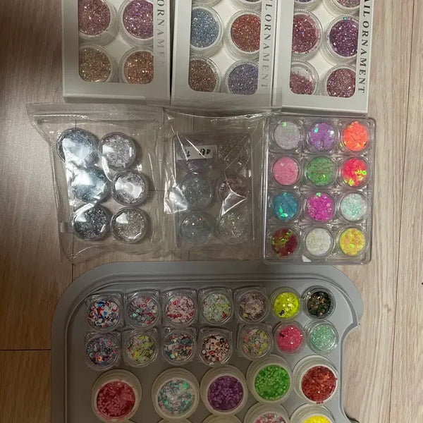 [BUNJANG] Assorted Nail Glitter Bundle / 처분)네일 글리터 일괄