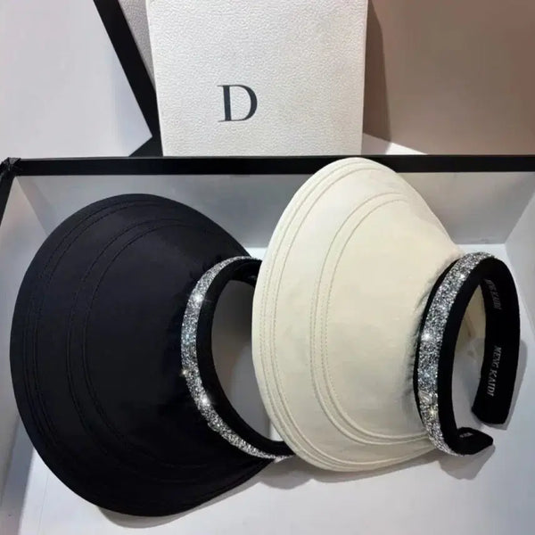 [BUNJANG] KAIDI Shine Crystal Cubic Sun Cap / KAIDI 샤인 크리스탈 큐빅 선캡
