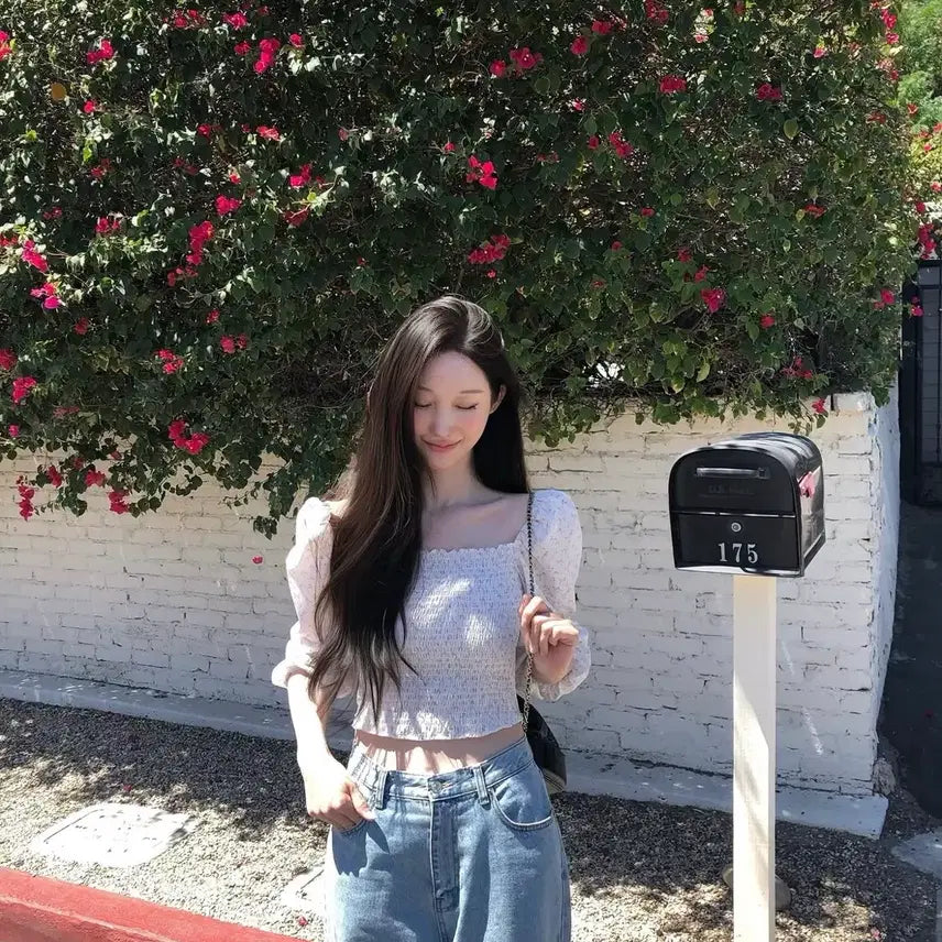 [BUNJANG] TheWish Daisy Blouse / 더위시 데이지 블라우스