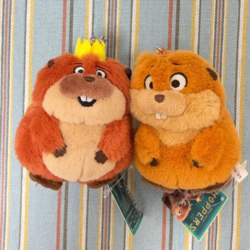 [BUNJANG] Disney Hoppers George Mabel Doll Keychain / 호퍼스 조지 메이블 인형 키링 디즈니 정품 새상품