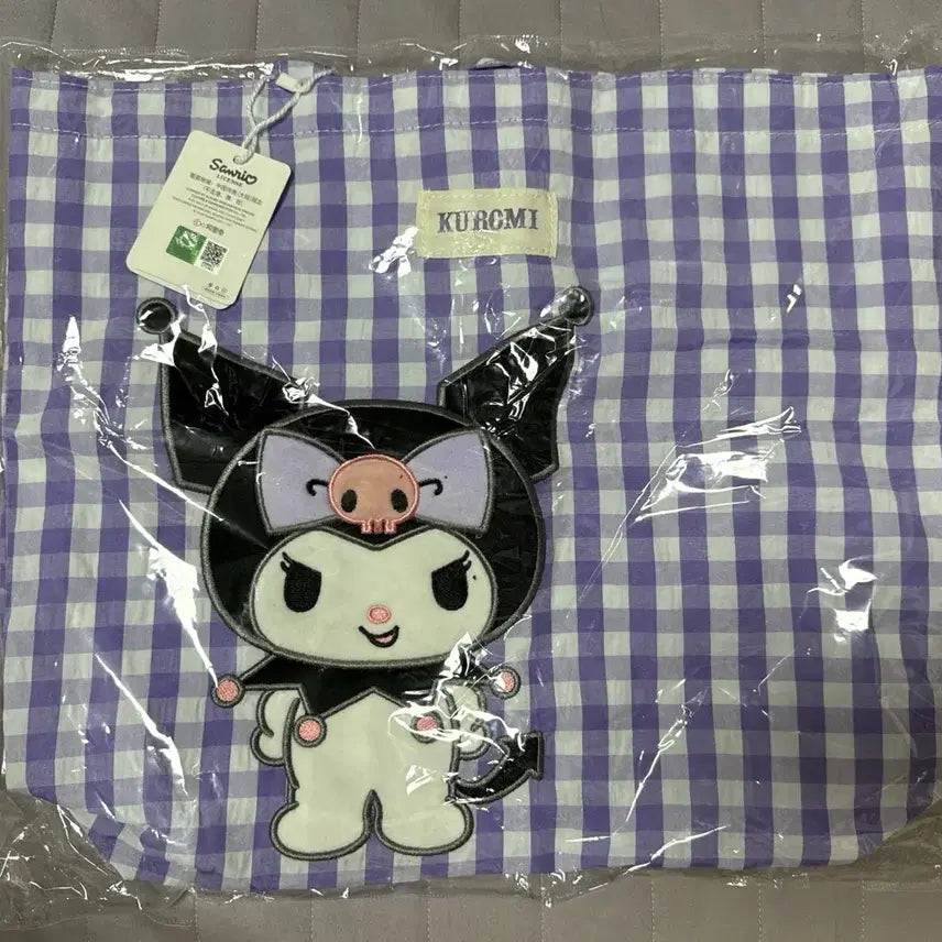 [BUNJANG] Sanrio Kuromi Bag Checker Pattern / 산리오 쿠로미 가방 미개봉 새상품