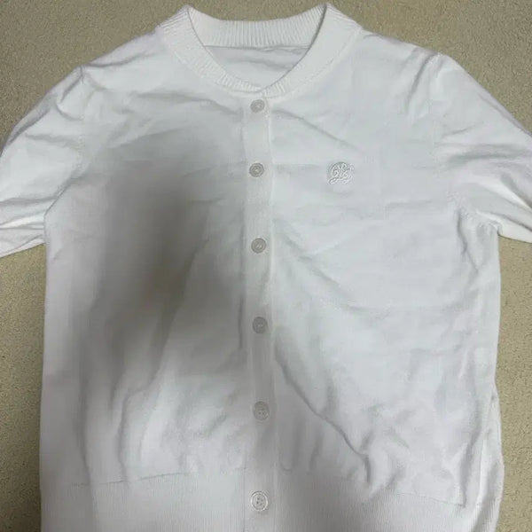 [BUNJANG] White Knit Cardigan / 화이트 니트 가디건