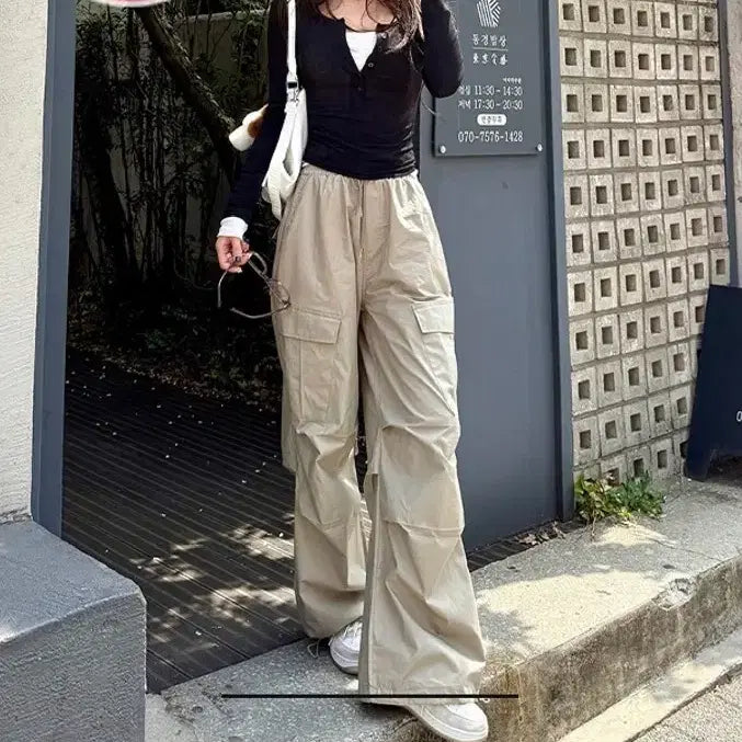 [BUNJANG] Marimatte Cotton Parachute Cargo Pants / 마리마텟 코튼 파라슈트 카고팬츠 요정마리 전색상