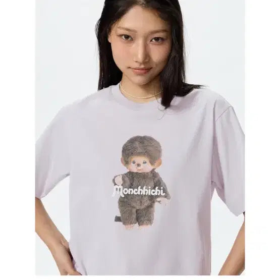 [BUNJANG] Uniqlo Monchhichi T-Shirt Size S / 일본 유니클로 몬치치 티셔츠 s사이즈