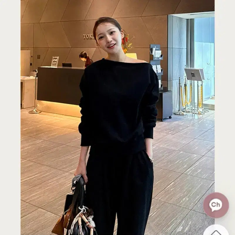 [BUNJANG] Marie Market One-Shoulder Training Set / 마리마켓 원숄더 트레이닝 세트 요정마리