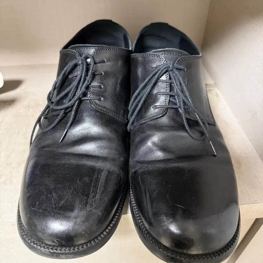 [BUNJANG] Yase Holly Horsehide Comfort Derby Shoes Black 290 / 야세 홀리 홀스하이드 컴포트 블랙 더비슈즈 290