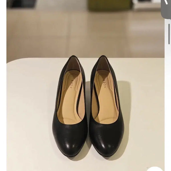 [BUNJANG] SODA Black Leather Shoes / 소다 (검정) 구두