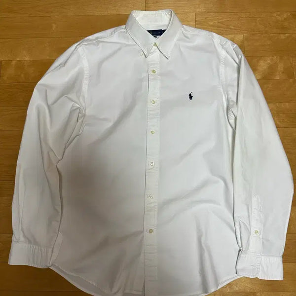 [BUNJANG] Polo Garment-Dyed Oxford Shirt White L / 폴로 가먼트다이 옥스포드 셔츠 화이트 L