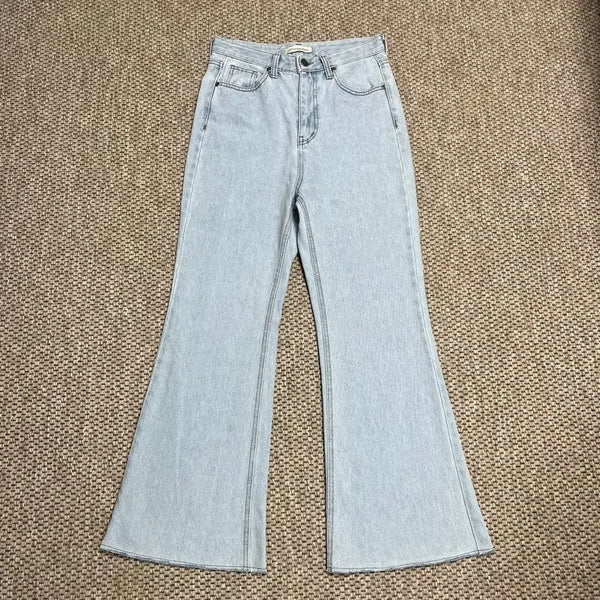 [BUNJANG] Joi Showroom Bootcut Denim Jeans Light Blue Size M / 쪼이쇼룸 부츠컷 데님 연청 M