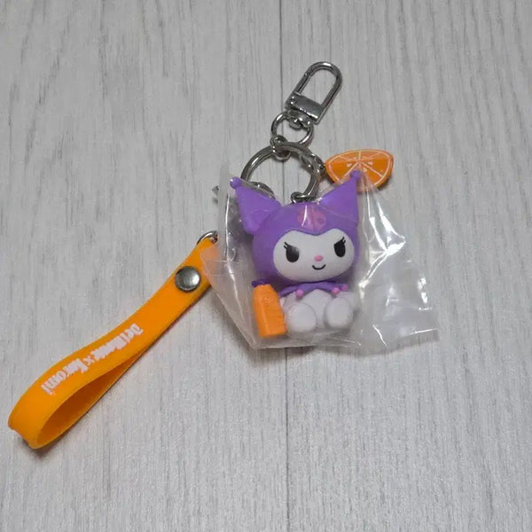 [BUNJANG] Delmonte x Sanrio Kuromi Keychain / 델몬트 산리오 쿠로미 키링