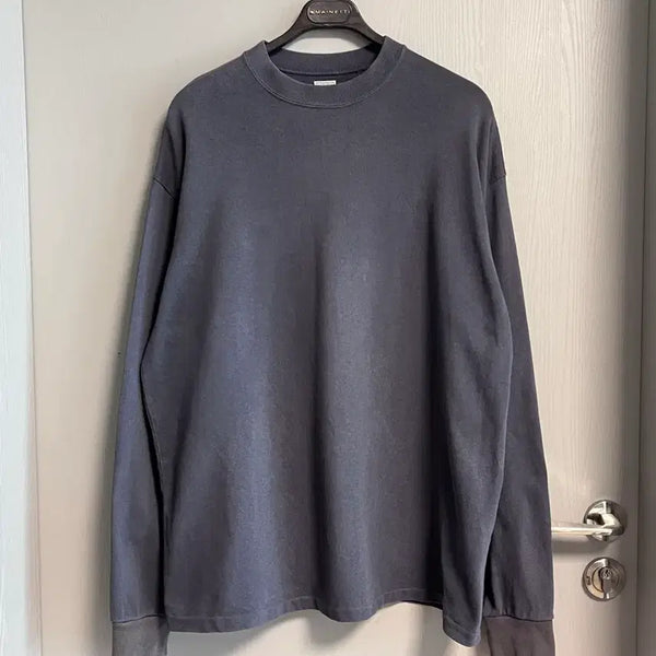 [BUNJANG] A.PRESSE 24SS Vintage Contrast Panel Long Sleeve T-Shirt / [3] 아프레쎄 빈티지 배색 롱슬리브 L/S 티셔츠