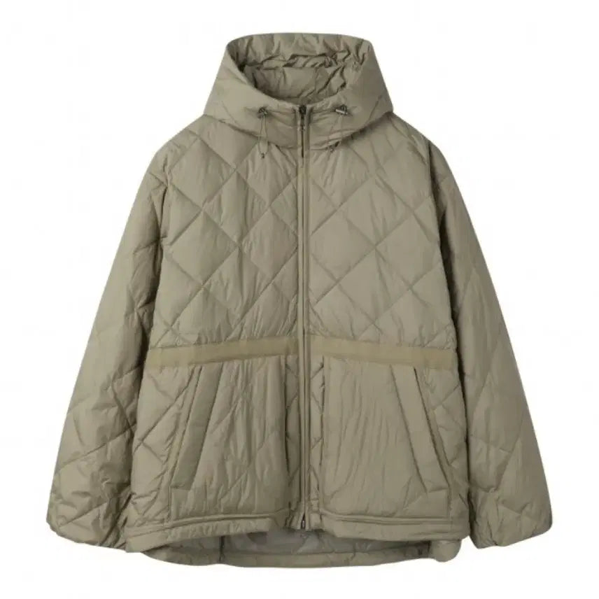 [BUNJANG] Kolon Customellow Goose Padded Oversized Parka Khaki / 미개봉 코오롱 커스텀멜로우 구스 패딩 오버핏 100 카키