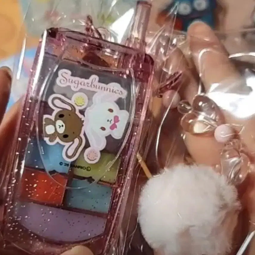 [BUNJANG] Sanrio Sugarbunnies Lip Balm Case / 산리오  핸드폰 립밤 케이스 시로우사 쿠로우사 슈가바니즈 판매합니다 !
