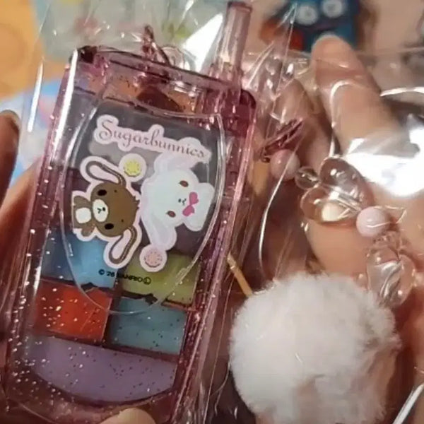 [BUNJANG] Sanrio Sugarbunnies Lip Balm Case / 산리오  핸드폰 립밤 케이스 시로우사 쿠로우사 슈가바니즈 판매합니다 !