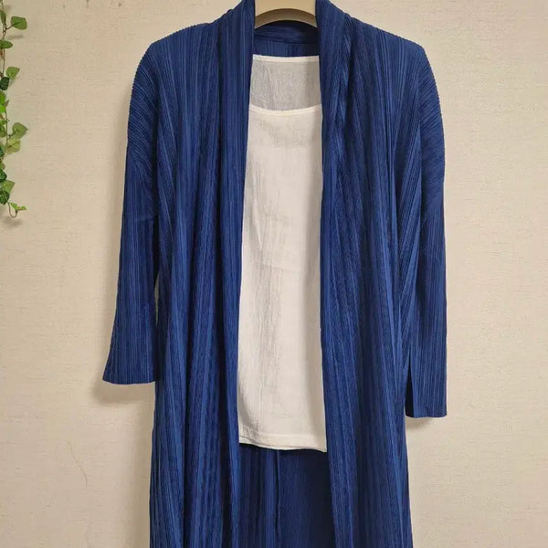 [BUNJANG] Pleats Please Long Cardigan / 플리츠플리츠롱가디건  (정품)
