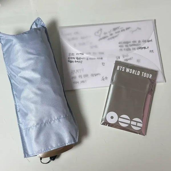 [BUNJANG] BTS Bangtan Arirang Concert Special Gift Umbrella Photocard Postcard Set / 방탄 아리랑 역조공 부산콘 콘서트 기프트 우양산 포카 bts 방탄소년단