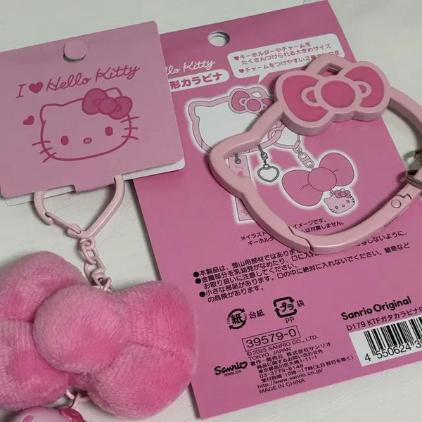[BUNJANG] Hello Kitty Carabiner Keychain Pink Set / 아이러브헬로키티 카라비너 키링 핑크 세트