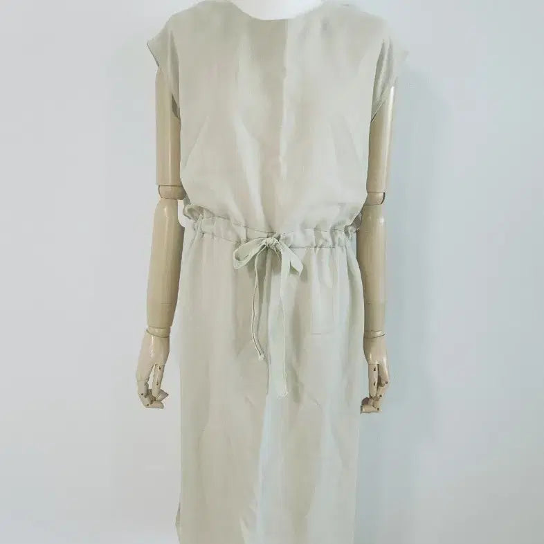 [BUNJANG] Comfortable Beige Free Size Long Dress / 편안한 베이지 원피스 프리사이즈