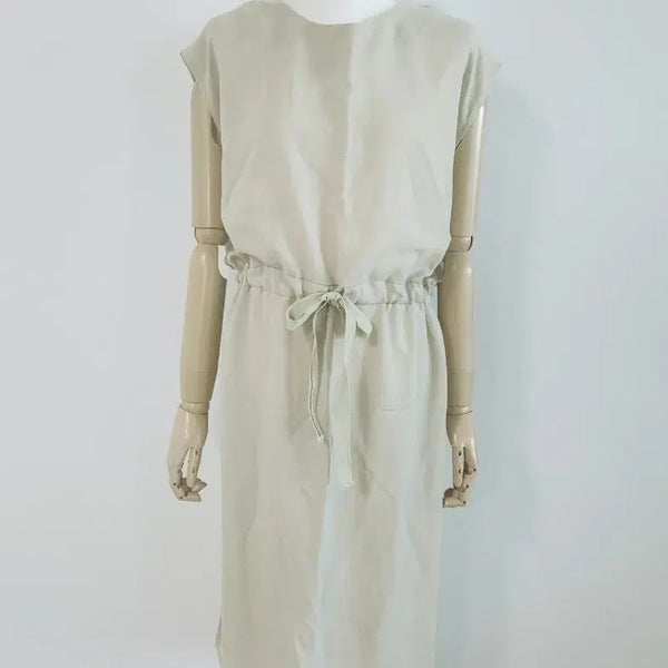 [BUNJANG] Comfortable Beige Free Size Long Dress / 편안한 베이지 원피스 프리사이즈