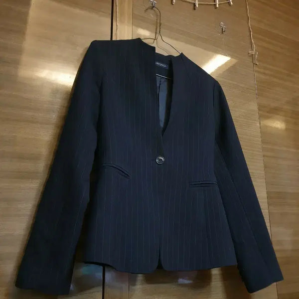 [BUNJANG] Moyodo Women's Striped Jacket / 모요도 여성 스트라이프 자켓