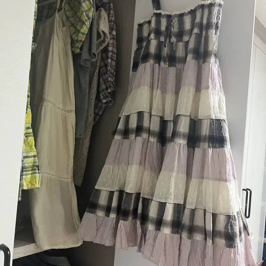 [BUNJANG] Clef de Sol Patchwork Dress / 패치워크 원피스 (clef de sol) 세일 13~14까지