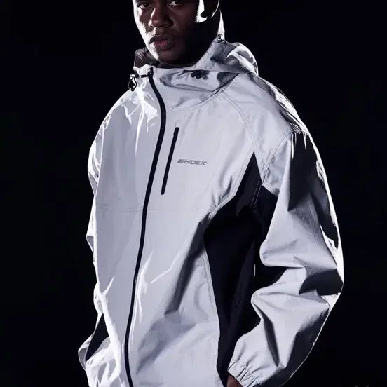 [BUNJANG] HDEX Assist Two-Tone Storm Shell Jacket (Light Gray) / HDEX 어시스트 투톤 스톰 쉘 자켓 (Light Gray)