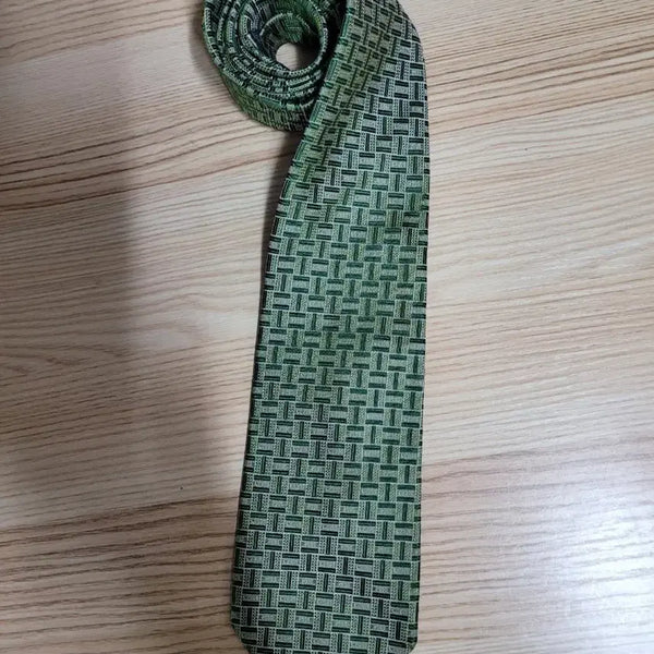 [BUNJANG] Celine Silk Necktie Green / 셀린느 실크 넥타이 그린