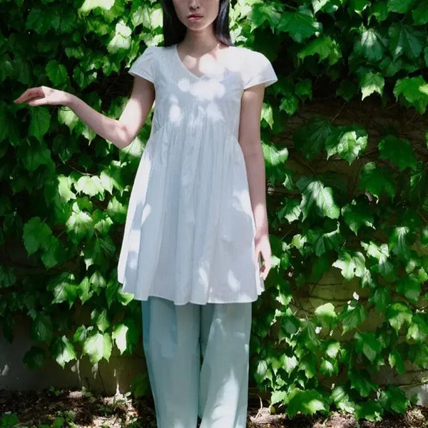 [BUNJANG] Uncooked Lace Cap Sleeve Dress (Ivory) / 언쿡드 레이스 캡 슬리브 원피스