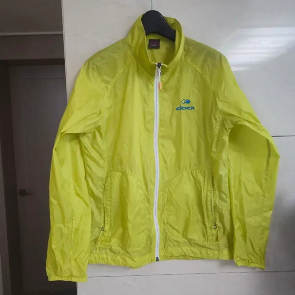[BUNJANG] Eider Yellow Windbreaker Jacket / 아이더 바람막이 옐로우 55~66반사이즈