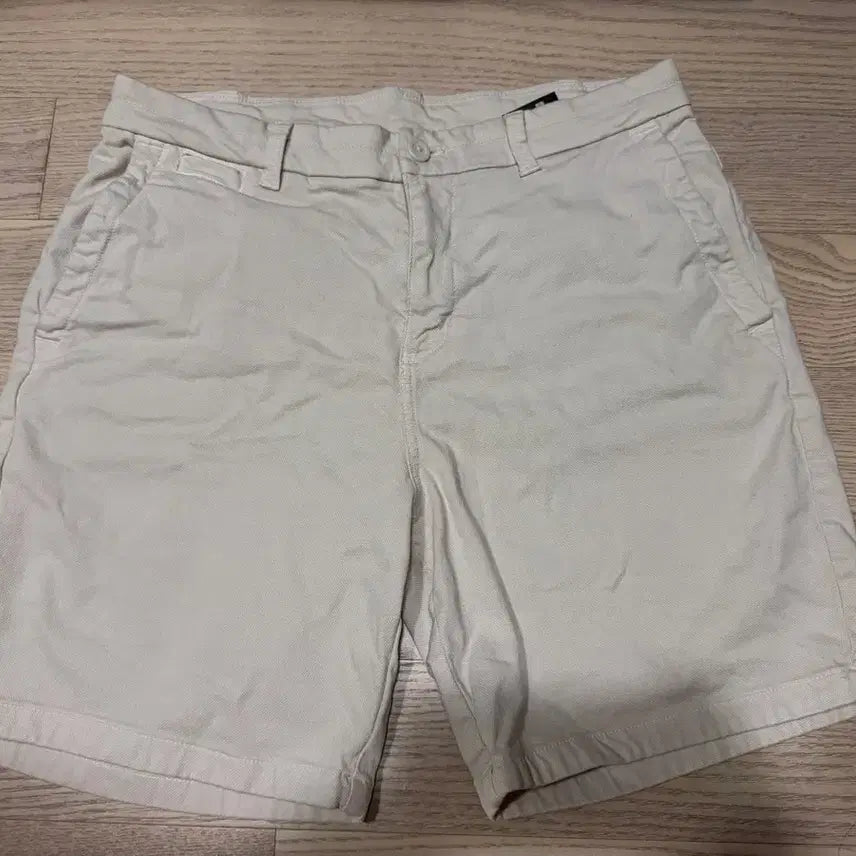 [BUNJANG] Zara Beige Cotton Shorts / 자라 베이지색 면 반바지