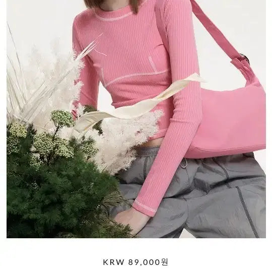 [BUNJANG] KYE Pink Shoulder Bag / KYE카이 숄디백