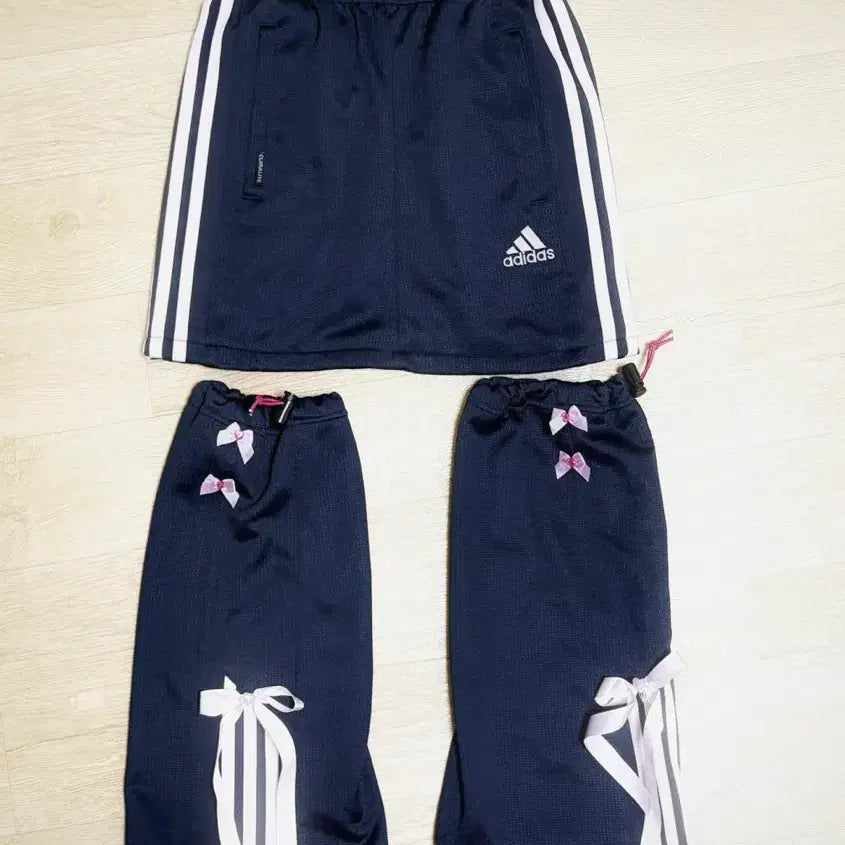 [BUNJANG] Adidas Vintage Custom Skirt and Leg Warmers Set / 대장급 아디다스 빈티지 커스텀 스커트 및 레그워머