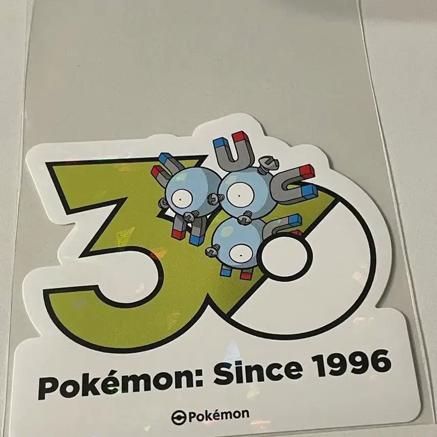 [BUNJANG] Pokemon 30th Anniversary Rare Coil Sticker / 포켓몬 30주년 스티커 레어코일