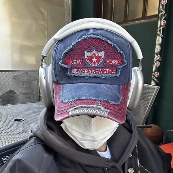 [BUNJANG] DIS Denim Ball Cap Red / [SIXTEEN추천] dis denim ball cap 볼캡 레드