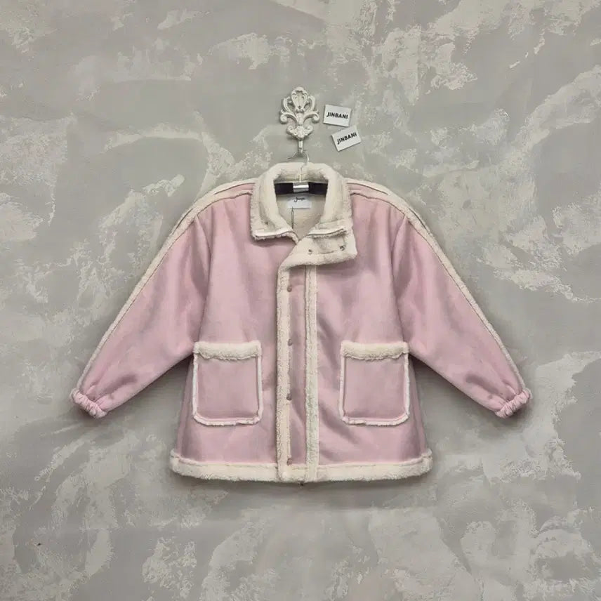 [BUNJANG] Jinny Kim Custom Pink Mustang Jacket / 진바니 제작 인생무스탕 핑크
