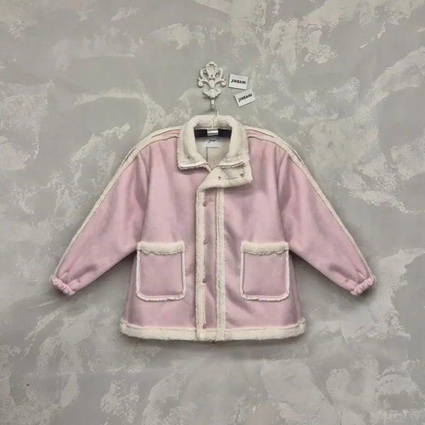 [BUNJANG] Jinny Kim Custom Pink Mustang Jacket / 진바니 제작 인생무스탕 핑크