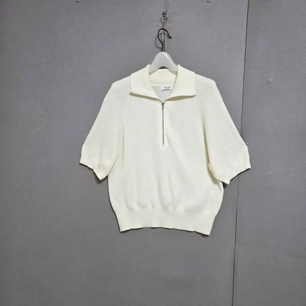 [BUNJANG] Sistina Zipper Ivory Knit Size 66 / 시스티나 집업 아이보리 니트 66  n6809