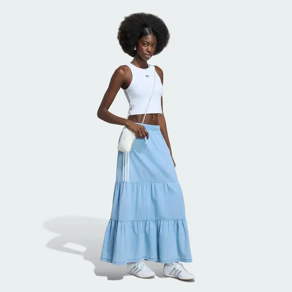 [BUNJANG] Adidas Summer Glow Denim Skirt - Light Denim / KY8113 / (택포)아디다스 서머 글로우 데님 스커트 - 라이트데님 / KY8113