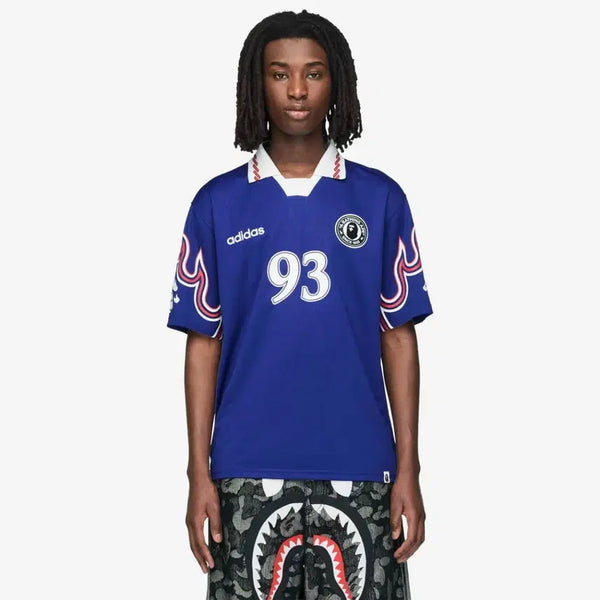 [BUNJANG] Adidas x BAPE Flame Jersey T-Shirt (M) / (M)베이프 아디다스 플래임 져지
