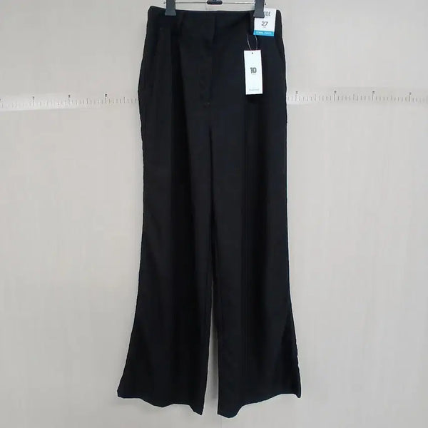 [BUNJANG] TOP10 Black Wide Cotton Pants Size 27 / 탑10  블랙 와이드 팬츠 27사이즈