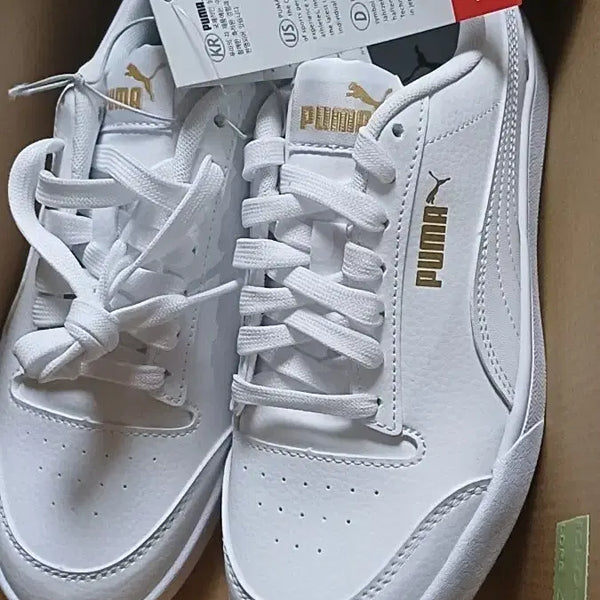 [BUNJANG] Puma Sneakers White Gold / (새상품)푸마 스니커즈 화이트 골드 마지막 1개